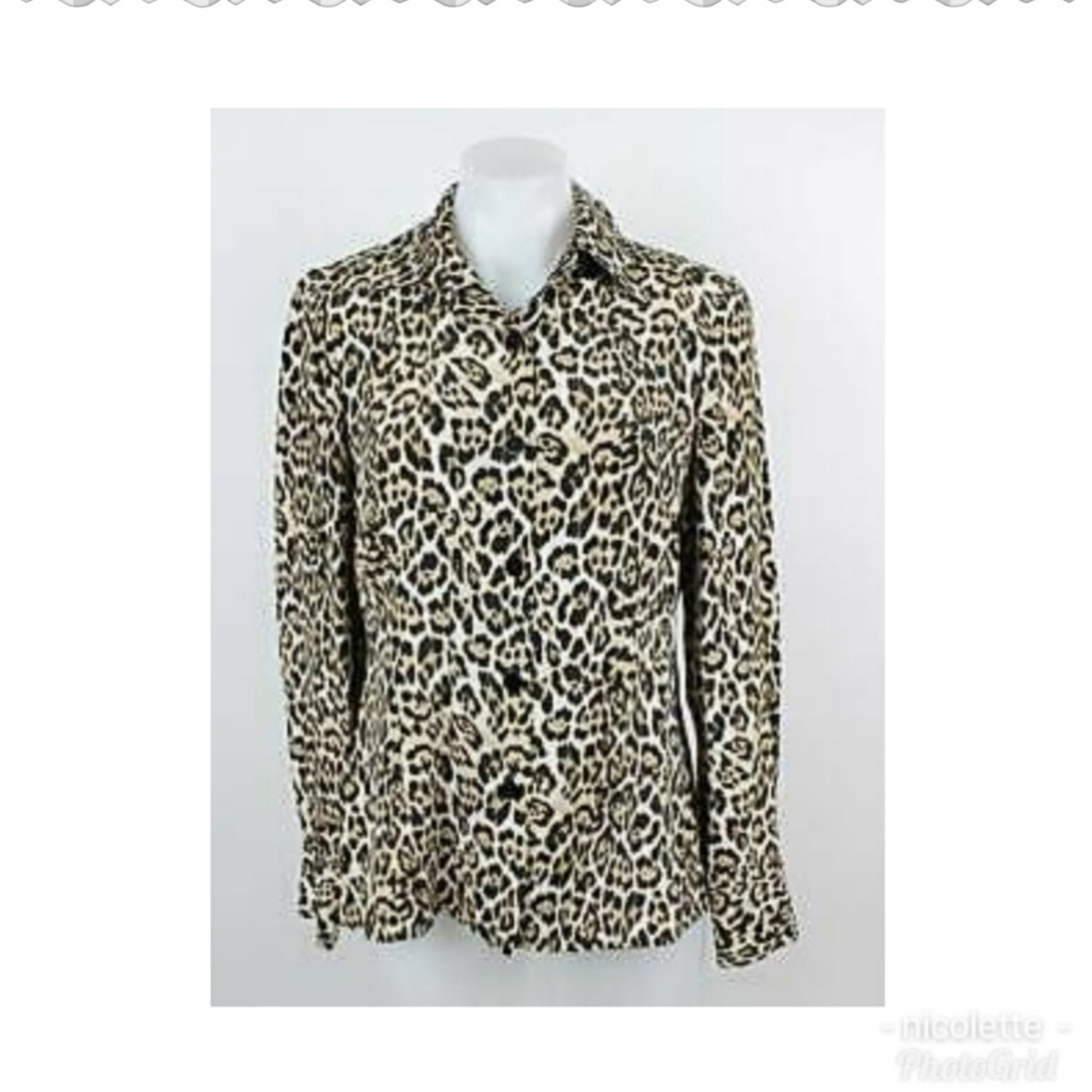 Nina McLemore silk blouse